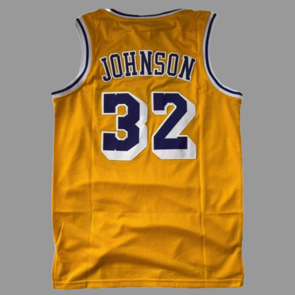 Magic Johnson Los Angeles Lakers Mitchell & Ness 1984-85 Hardwood Classic Jersey - Picture 2 of 10
